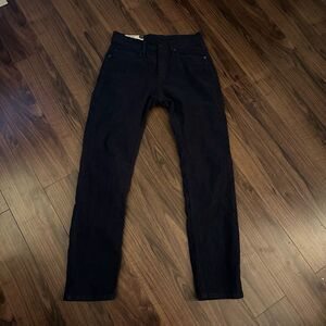 Marine Layer corduroy slim straight pants 30 x 30 navy